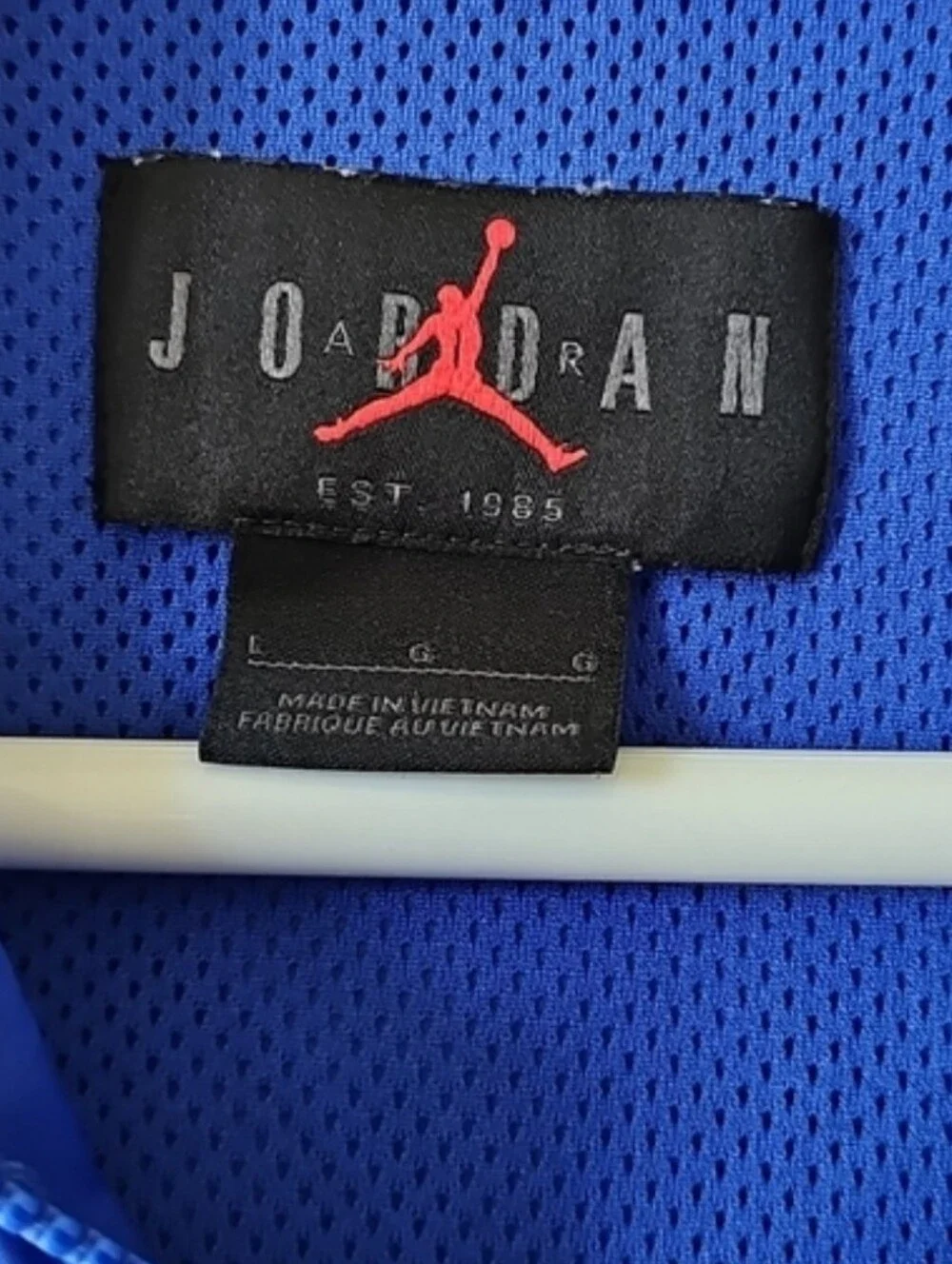 Nike Jordan Flight MVP Tracksuit Set Hooded Jacket & Pants Size L Blue